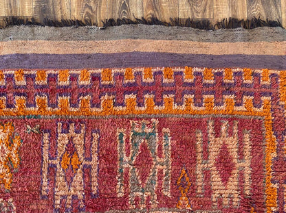 grand tapis berbère marocain 5x9 pieds