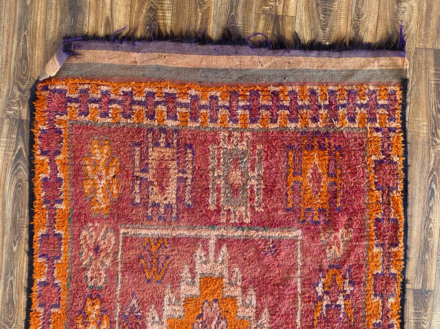 grand tapis berbère marocain 5x9 pieds