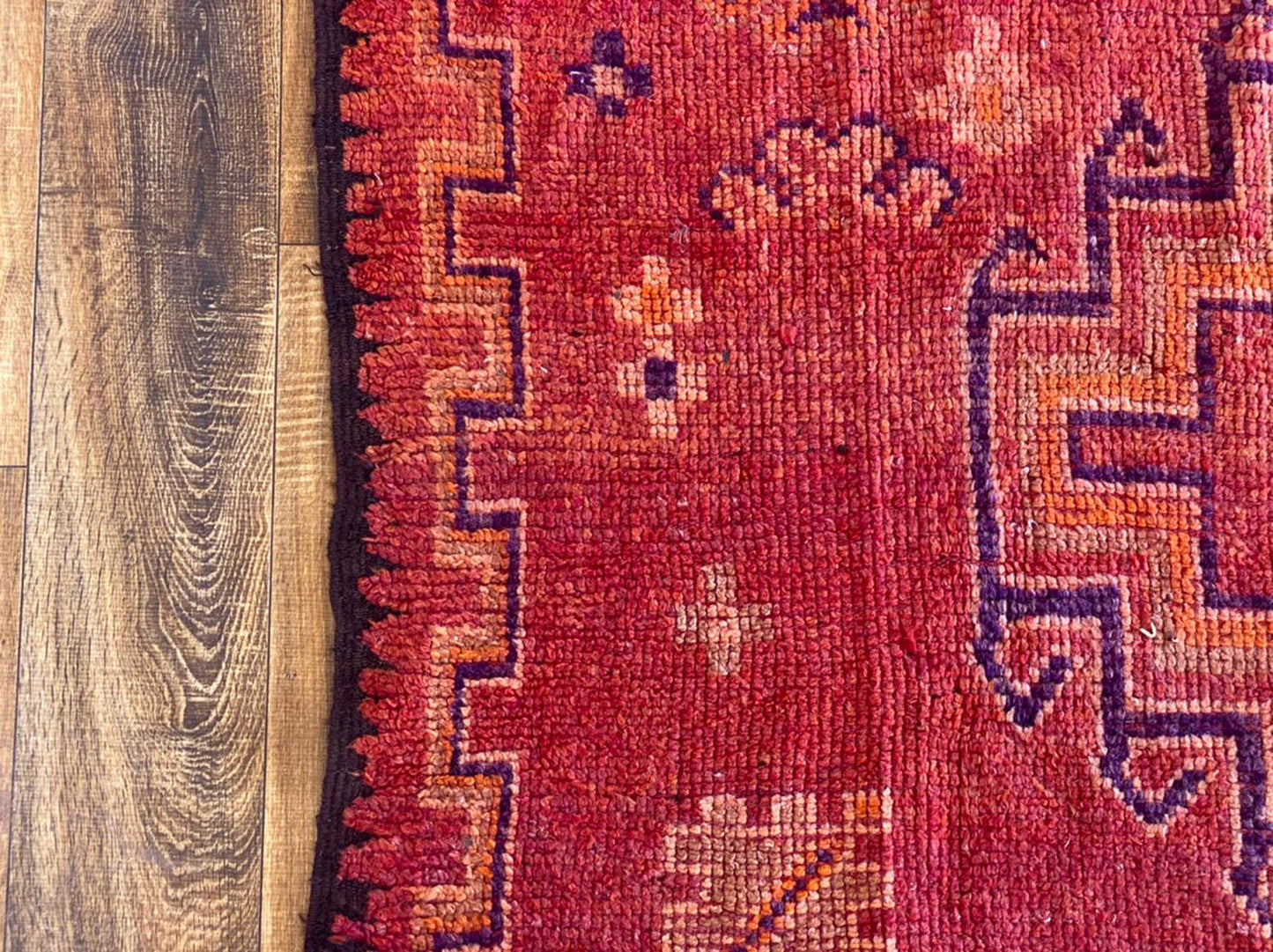 Grand tapis berbère marocain 5x12 pi.