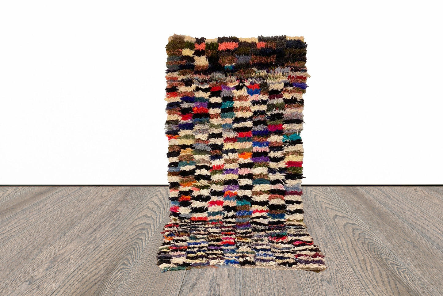 Colorful Berber Moroccan rug 3x6 ft.