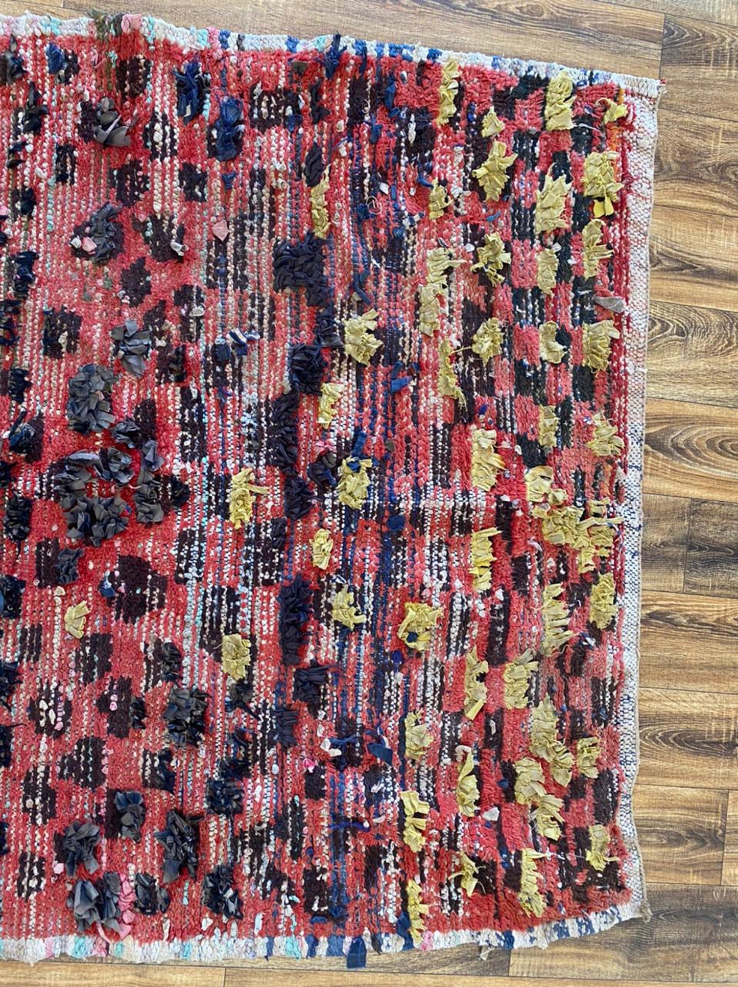 Tapis marocain vintage 5x6 pieds.