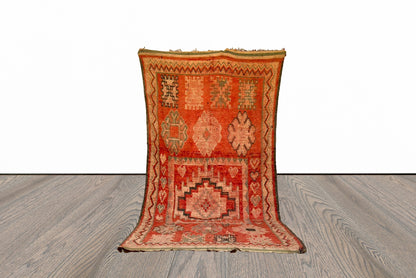 Grand tapis berbère marocain 5x11 pi.