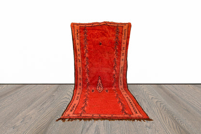 Grand tapis berbère marocain 6x12 pi.