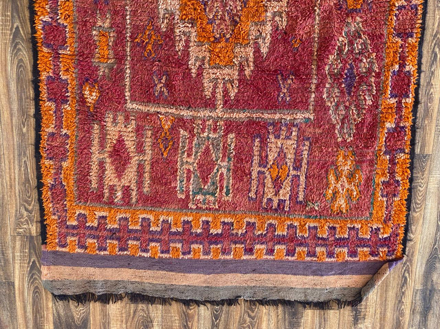 grand tapis berbère marocain 5x9 pieds