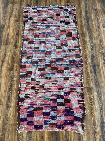 Tapis berbère marocain 3x7 pieds.