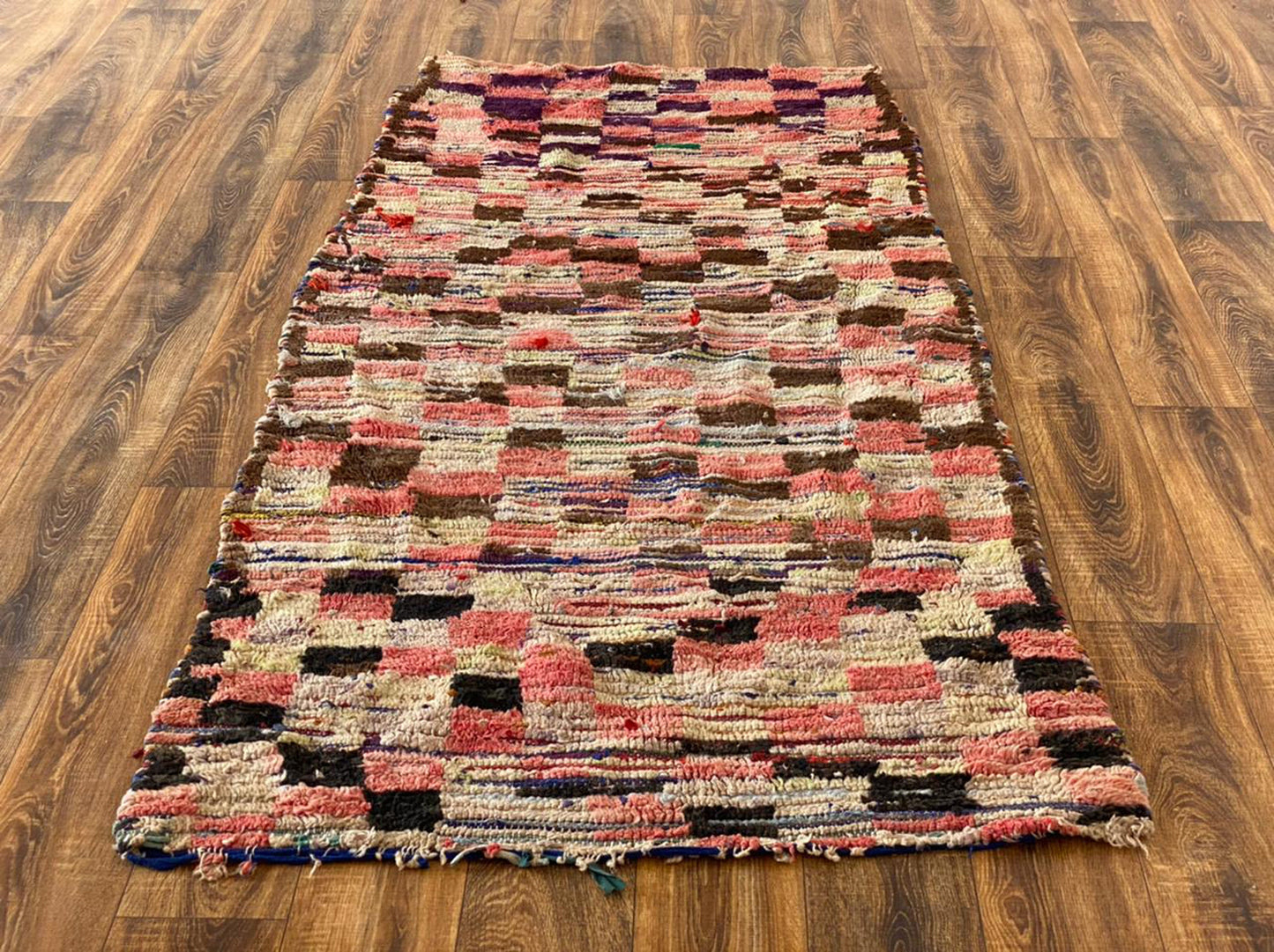 Tapis berbère marocain 3x7 pieds.