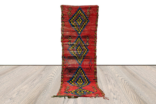 2x8 feet berber moroccan vintage rug, rugs bohemian home decor.