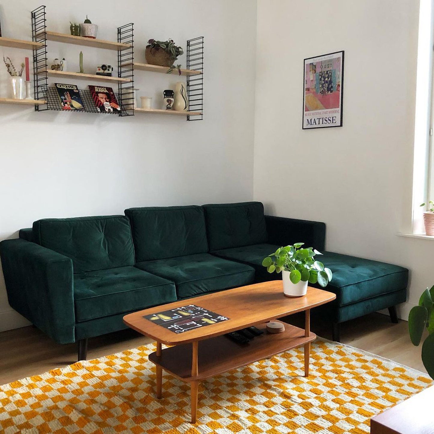 Moroccan rug, Berber Checkered wool shag rugs.