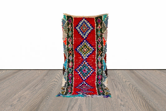 Vintage Small runner Rug, Home Décor Bohemian Rugs 3x6.