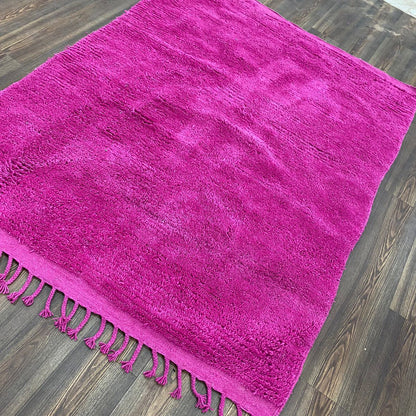 Tapis berbère doux et moelleux de 5 x 7 pieds.