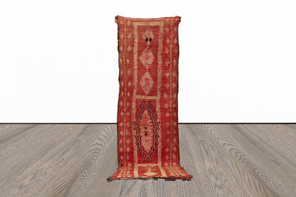 Tapis berbère vintage 3x10.