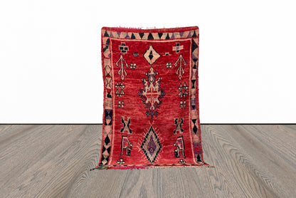 Tapis berbère vintage marocain 4,5x7.