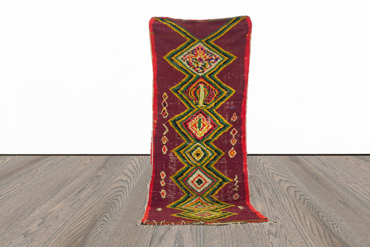 Long tapis berbère coloré 3x8.