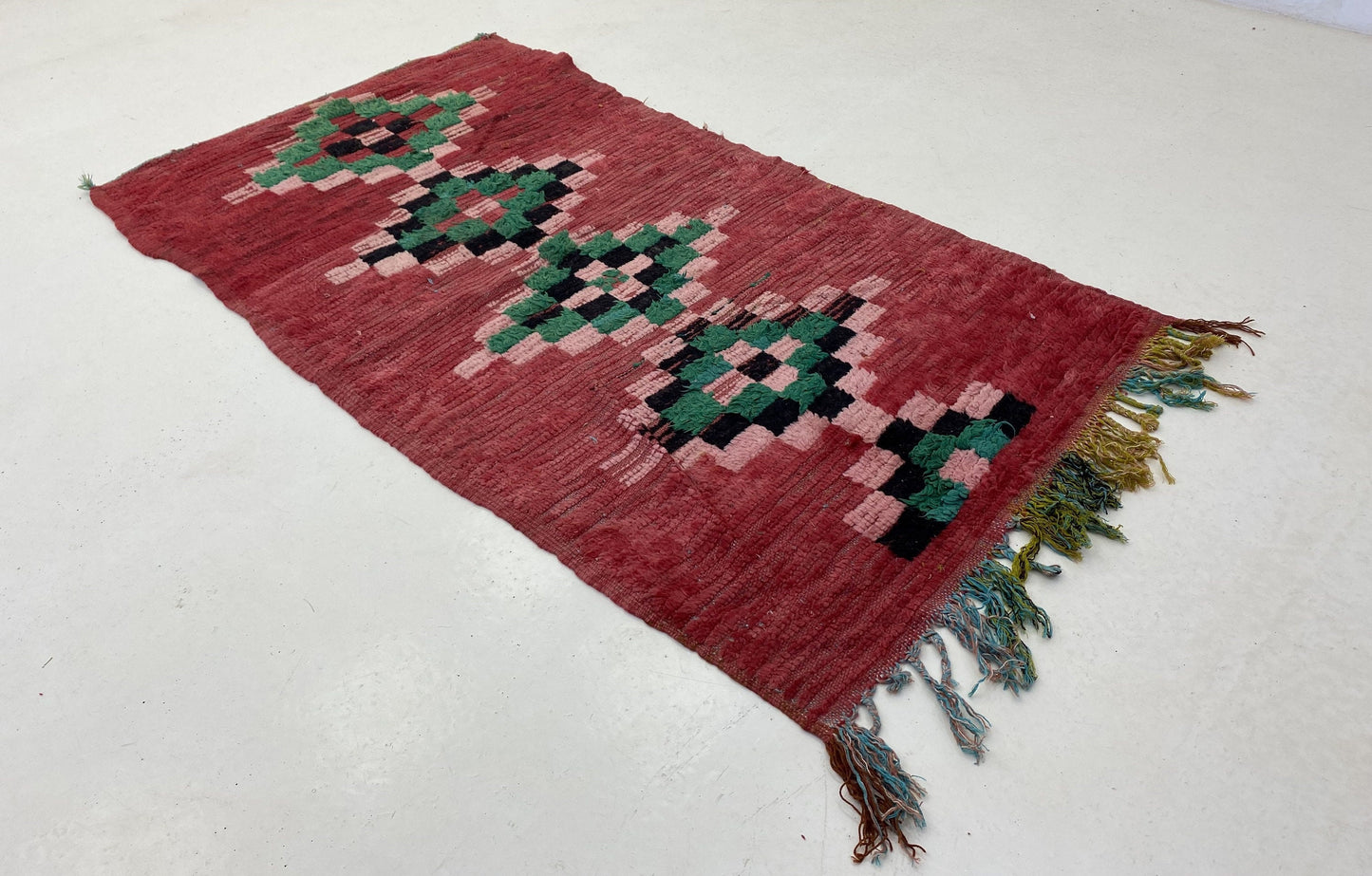 Tapis berbère marocain unique 3x6 pi.