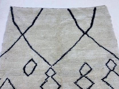 Handmade rug, Custom wool rug for a cozy space, Moroccan fluffy unique Berber area rugs.