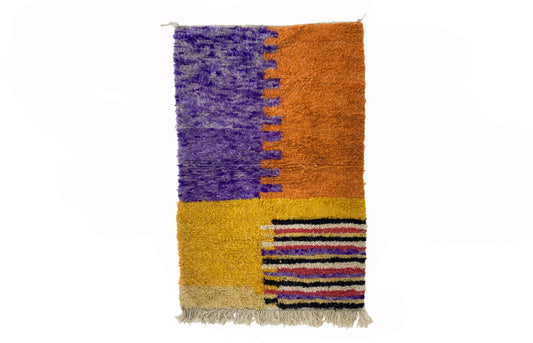 Moroccan Hand Knotted Custom Rug -Woven Berber Colorful Rug, Custom rug for your Space.