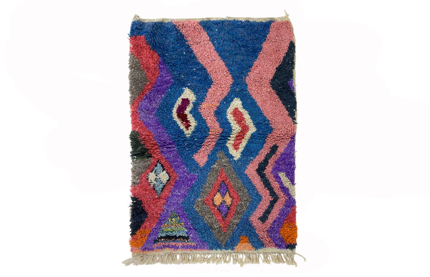 Custom Moroccan Berber Handmade Rug, Colorful Area Rug, Unique Bohemian Floor Decor rug.