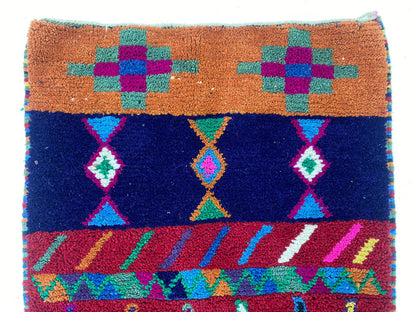 Customized Moroccan Berber Area Rug, Handcrafted colorful woven rug.