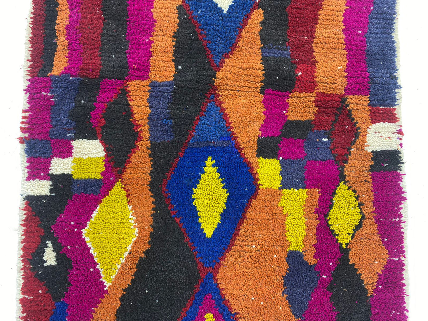 Custom Berber colorful rug, Authentic Moroccan Handmade Area Rug