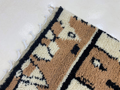 Berber custom rug, Moroccan colorful handmade wool rugs, Berber rugs for living room.