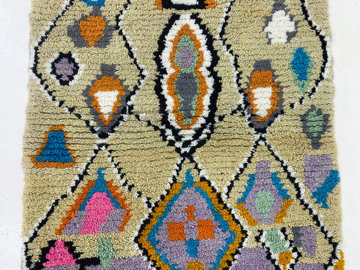 Hand-Knotted Berber Moroccan Rug, Custom Wool Area Rug, wool Berber area rugs.