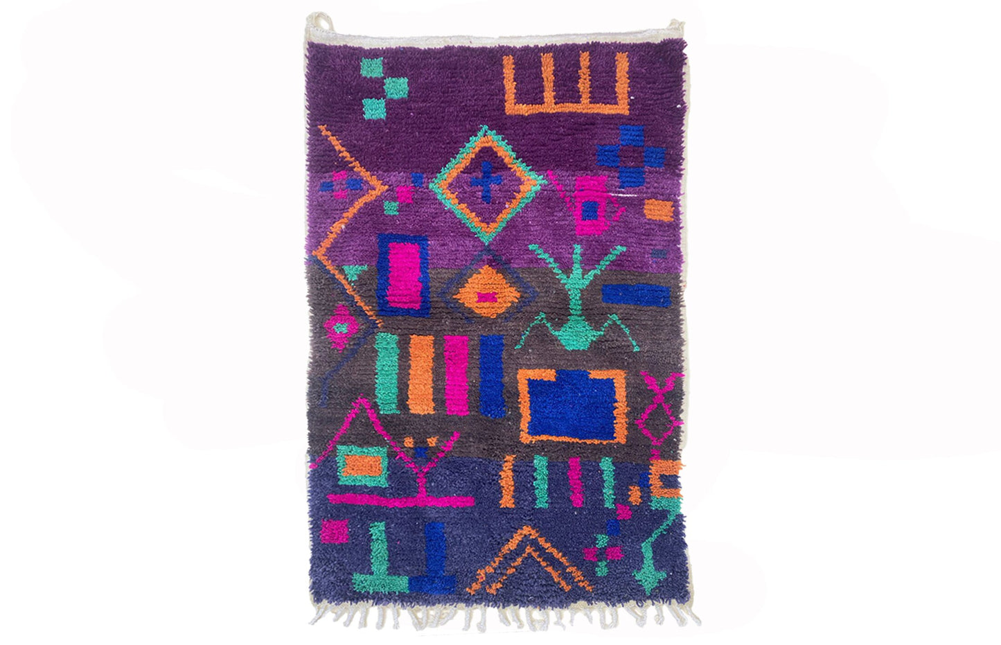 Tapis marocain personnalisé tissé à la main, tapis de salon berbère fait main.