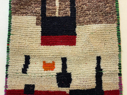 Moroccan Berber Runner, Colorful Custom Hallway Rug Runner, Custom Handmade Runner.