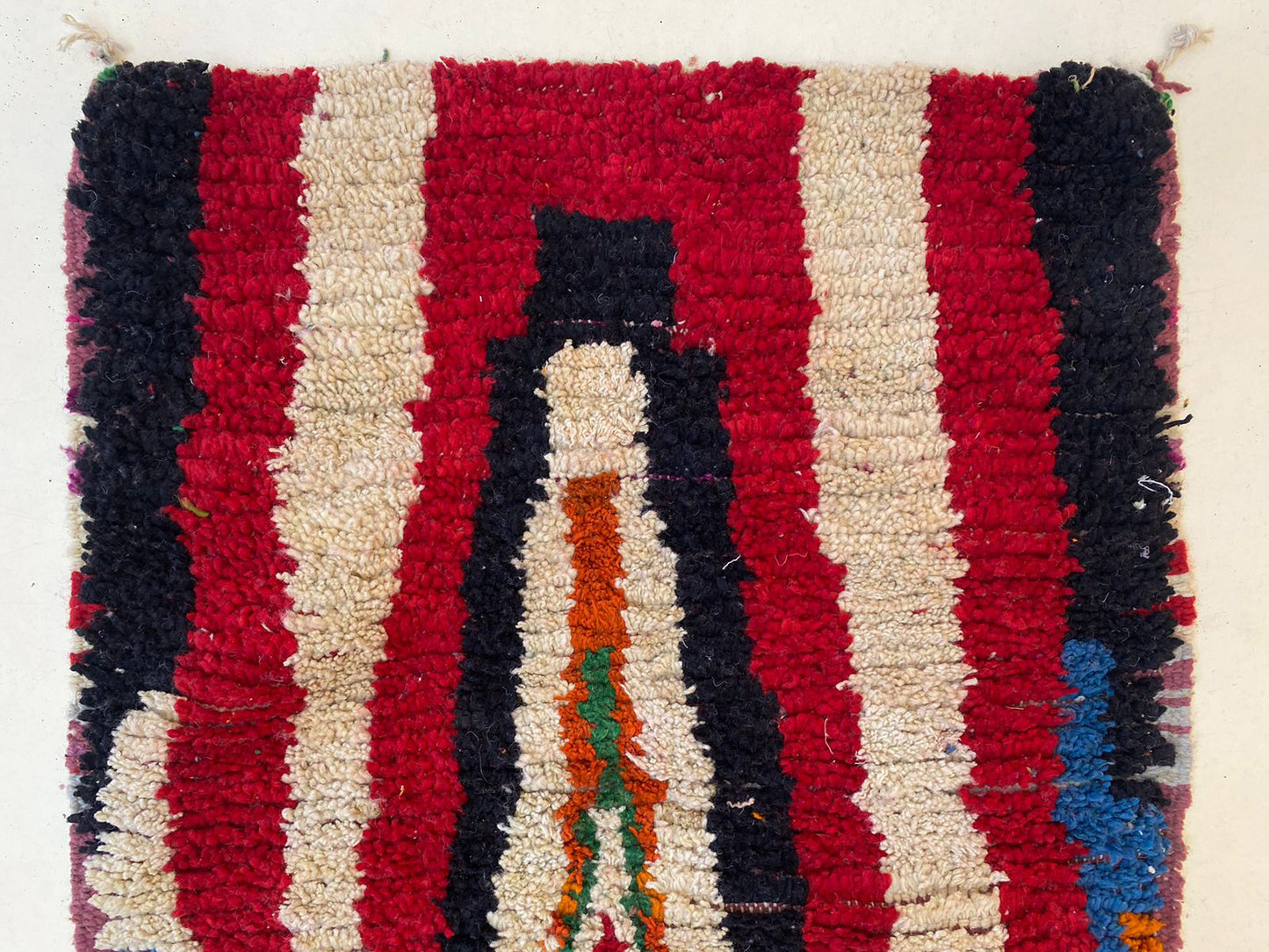 Hallway Moroccan Berber Runner Rug, Custom Bohemian Wool Rug Runner.