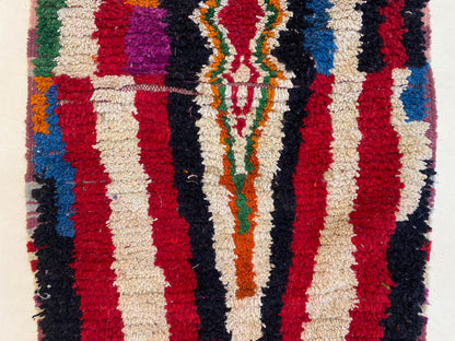 Hallway Moroccan Berber Runner Rug, Custom Bohemian Wool Rug Runner.