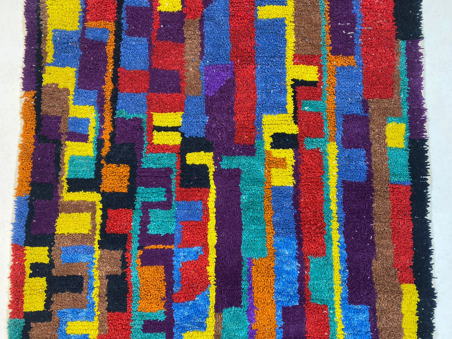 Custom Moroccan Berber Colorful Rug, Handmade Abstract Rug to Your Space.