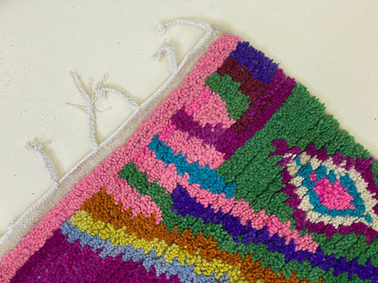 Tapis de couloir, tapis berbères marocains en laine pour couloir, tapis colorés pour la cuisine et la décoration intérieure, tapis fait main pour l'entrée.