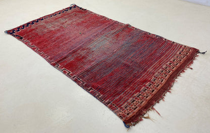 Tapis marocain, tapis berbères, 3,5x7 FT.