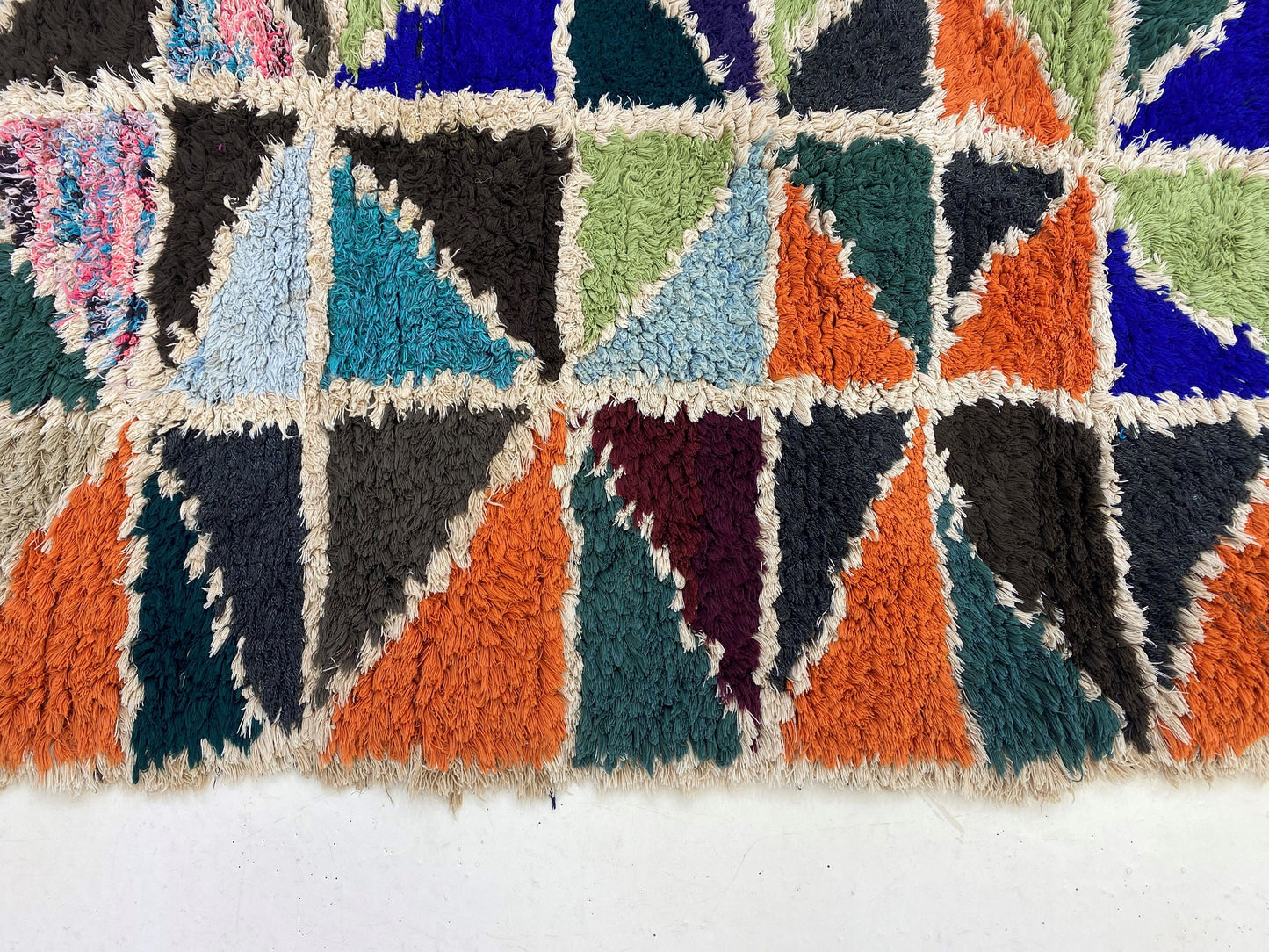 3x5 Berber Moroccan Area Rug, small Vintage Rug.