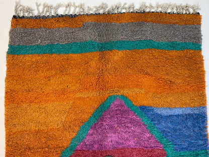 Handmade Moroccan Berber Rug, Custom Colorful Area Rug.