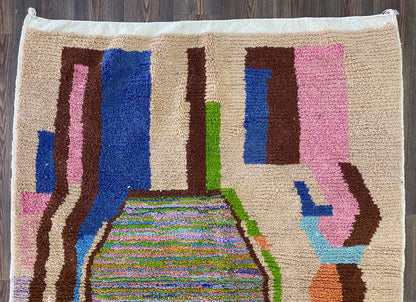 Moroccan Custom Area Rug, Unique Handmade Berber Rug.