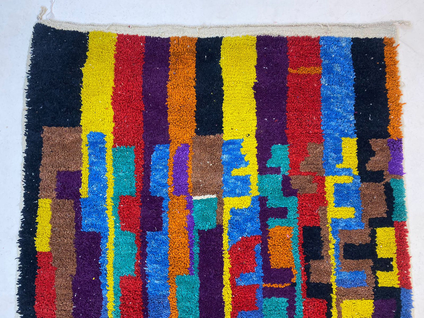 Custom Moroccan Berber Colorful Rug, Handmade Abstract Rug to Your Space.