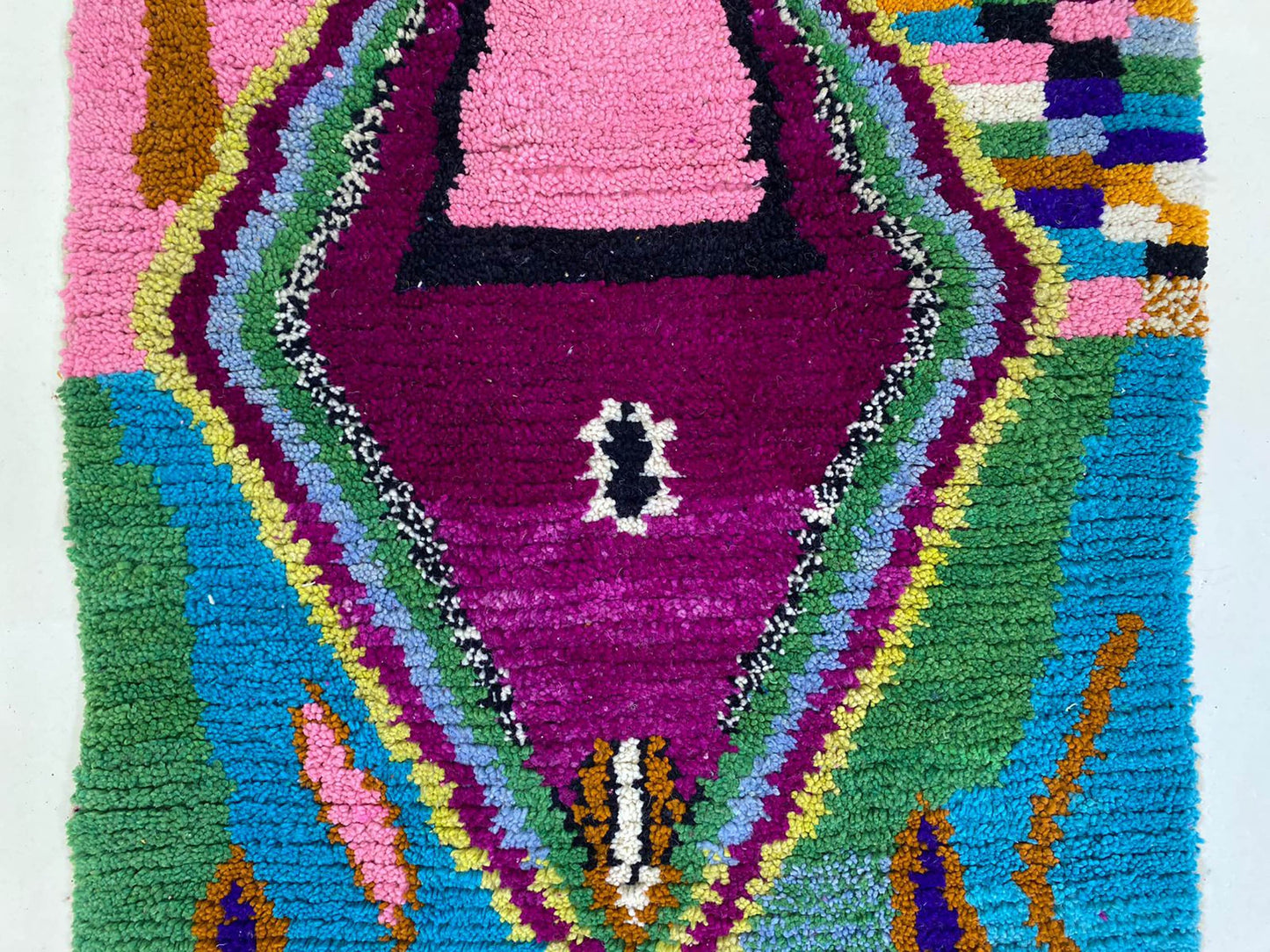 Tapis de couloir, tapis berbères marocains en laine pour couloir, tapis colorés pour la cuisine et la décoration intérieure, tapis fait main pour l'entrée.