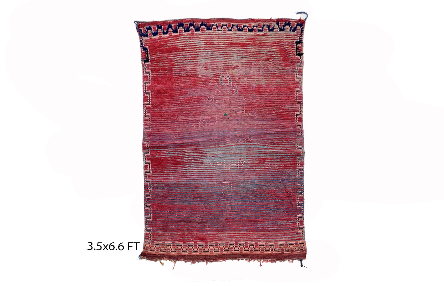 Tapis marocain, tapis berbères, 3,5x7 FT.