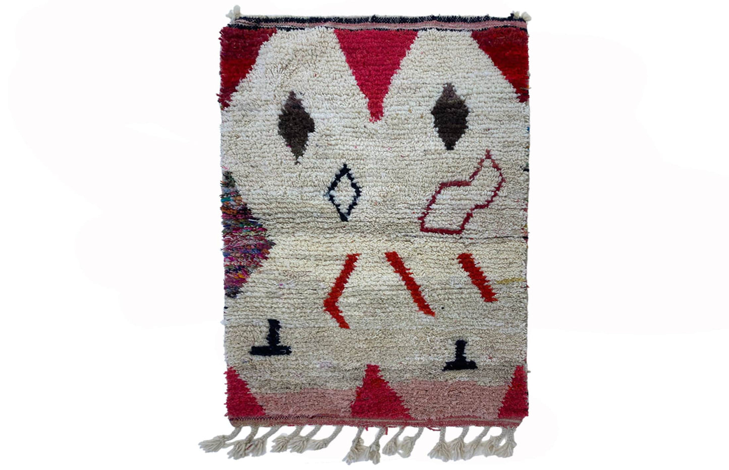 Custom Made Moroccan Wool Rug, Hand Knotted Berber Home Decor.