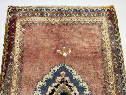 Tapis marocain bohème unique 6x9 pi.