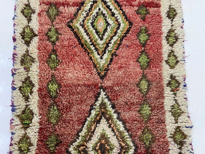 Tapis de couloir marocain, tapis de couloir berbère Diamond 3x7.